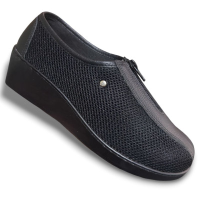 Romulo Casual Textil Negro Mujer Ref 6070